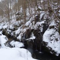 Le Grozon au niveau de la petite cascade