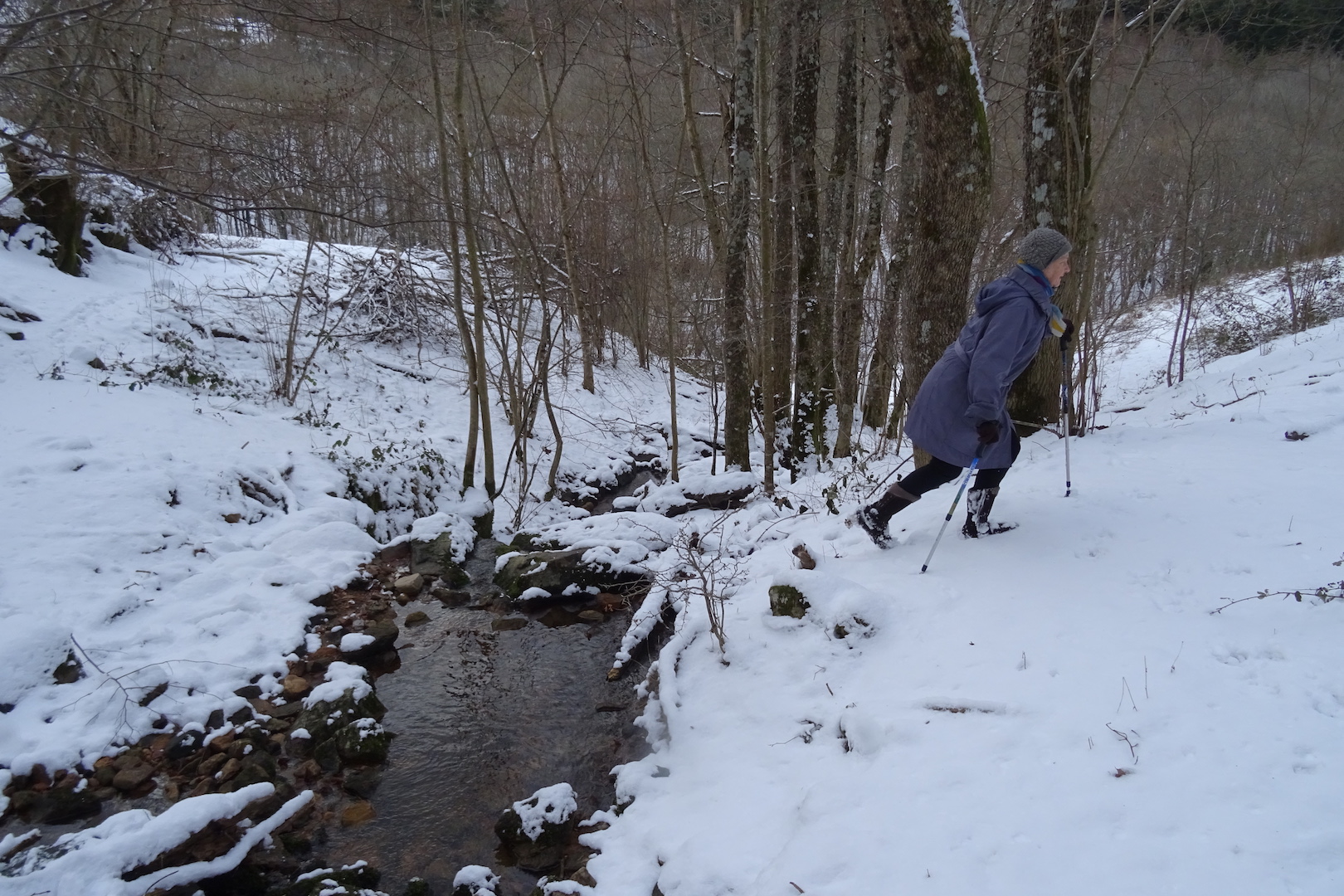 Traversée du ruisseau de Tracol