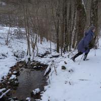 Traversée du ruisseau de Tracol